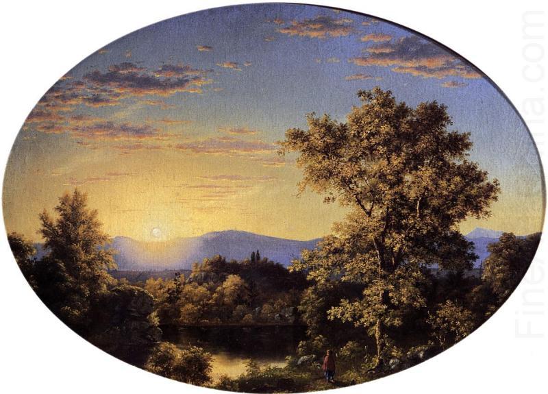 Frederic Edwin Church Twilight among the Mountains china oil painting image